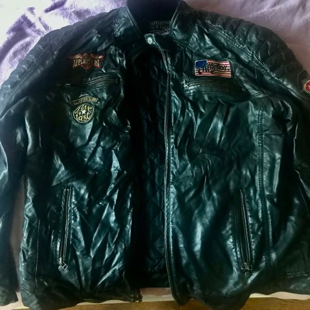 Affliction jacket leather